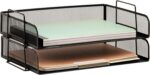 Mind Reader Stackable Paper Tray, Desktop Organizer, File Storage, Office, Metal... - Image 2