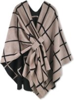 Moss Rose Women's Shawl Wrap Poncho Ruana Cape Open Front Cardigan Shawls for Sp... - Image 2