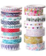 Mr. Pen- Washi Tape Set, 21 Rolls, Assorted Sizes, Floral | 5 Yards/Roll, Washi ... - Image 2