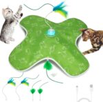 Muhhiba Interactive Cat Toys Rechargeable, Hide and Seek Kitten Toy with Touch A... - Image 2