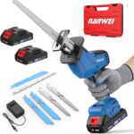 NANWEI Cordless Reciprocating Saw, 20V Brushless Motor 3500RPM Variable Speed, 2... - Image 2
