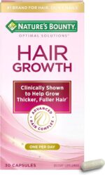 Nature's Bounty Optimal Solutions Hair Growth Supplement with Biotin, Hair Growt... - Image 2
