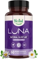 Nested Naturals Luna Sleep Aid - Non-Habit Forming Natural Sleeping Pills for Ad... - Image 2