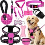 No Pull Dog Harness Adjustable Collar & Leash Set - Dog Halter Harnesses Collaps... - Image 2