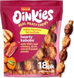 Oinkies Hearty Kabobs Rawhide‑Free Dog Treats, 18 Count - Image 2