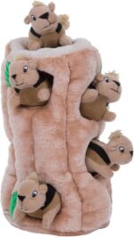 Outward Hound Hide-A-Squirrel Dog Toy – Interactive 2‑in‑1 Plush Puzzle with 6 S... - Image 2