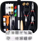 PAXCOO Jewelry Making Supplies Kit with Tools, Wires, Findings for Jewelry Repai... - Image 2