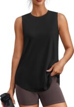 PINSPARK Workout Tops for Women Sleeveless Athletic Tank Tops UPF 50+ Running Ta... - Image 2