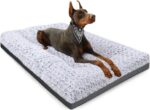 POCBLUE Deluxe Washable Dog Bed for Large Dogs Dog Crate Mat 35 Inch Comfy Fluff... - Image 2