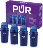 PUR Water Pitcher & Dispenser Replacement Filter 4-Pack, Genuine PUR Water Filte... - Image 2