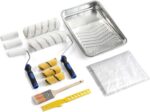 Paint Roller Set - Foam Roller,Angled Paint Brush, Paint Frame, Paint Tray, Mini... - Image 2