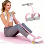 Pedal Resistance Bands with Handles, Durable 6-Tubes Multifunction Pedal Resista... - Image 2