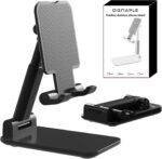 Phone Stand for Desk Cell Phone Holder Stands for iPhones, Black | Mini, Cute, P... - Image 2