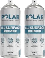 Polar All Surface Primer Matte White - 2 x 13.5 Fl Oz - Ideal for Wood, Metal, P... - Image 2