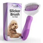 Poodle Pet Slicker Brush - For Dogs, Cats, Rabbits - Matted/Loose Fur, Knots - S... - Image 2