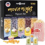Pop n' Dulge Popcorn Movie Night Supplies 16 pcs Gift Set, 5 Gourmet Popcorn Ker... - Image 2
