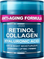 Retinol Cream for Face - Anti-Aging Moisturizer Wrinkle Cream with Collagen & Hy... - Image 2