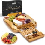 SMIRLY Charcuterie Board Set with Serving Accessories, Bamboo | Housewarming, We... - Image 2