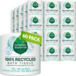 Seventh Generation White Toilet Paper 2-ply 100% Recycled Paper, 500 sheets, Pac... - Image 2