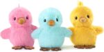 Sew Butiful 3PCS 6'' Squeak Plush Toy, Funny Animal Sets Pet Interactive Play fo... - Image 2