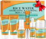 Skin Care Set w/Korean Rice Extract for Hydration,Glow,Repair &Radiant Skin | 6P... - Image 2