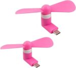 Sokelinn-six Type C Phone Fan, Mini USB C Cooling Hand Fans Portable Summer Cool... - Image 2