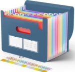 Sooez Accordion File Organizer, 13 Pockets Expanding File Folders, Portable Mont... - Image 2