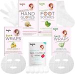 SpaLife 10 Piece Korean Face Mask & Moisturizing Hand Gloves Set | Foot Mask Soc... - Image 2