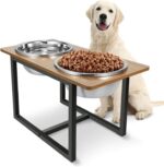 Spacnom Elevated Dog Bowls for Large Dogs, Raised Dog Bowl Stand with Two X-Larg... - Image 2