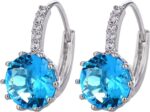 Sterling Silver Earrings for Women 2025 Cubic Zirconia Hypoallergenic Stud Earri... - Image 2