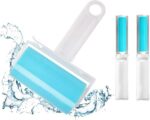 Sticky Lint Roller 3 Pack, Reusable Washable Lint Roller Pet Hair Remover Includ... - Image 2