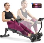 Sunny Health & Fitness Compact Adjustable Rowing Machine with 12 Levels of Resis... - Image 2
