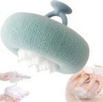 Super Soft Sunflower Suction Cup Bath Ball, 2025 New 2 in 1 Sunflower Exfoliatin... - Image 2