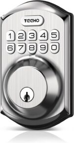 TEEHO TE001 Keyless Entry Door Lock with Keypad - Smart Deadbolt Lock for Front ... - Image 2