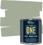 THE ONE All-In-One Paint & Primer - Sage Green Satin, 8.5 Fl Oz/250ml | 1 Coat F... - Image 2
