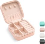 TRODANCE Mini Jewelry Travel Case, Small Portable Jewellry Organizer Box Portabl... - Image 2