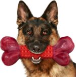 Tough Dog Toys for Aggressive Chewers: Beef Flavored Long Lasting Dog Bones for ... - Image 2
