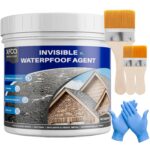 Transparent Waterproof Sealant,35 oz Clear Transparent Waterproof Coating,Liquid... - Image 2