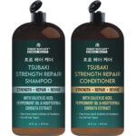 Tsubaki Strength Repair Shampoo & Conditioner for Damaged Hair, 16 fl oz - Image 2