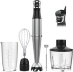 Turelar Immersion Blender Handheld Corded Hand Blenders Set 1100W, Trigger Varia... - Image 2