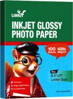 Uinkit Glossy Inkjet Photo Paper 8.5 x 11, 100 Sheets, 180gsm 48lb 8.5mil, Insta... - Image 2