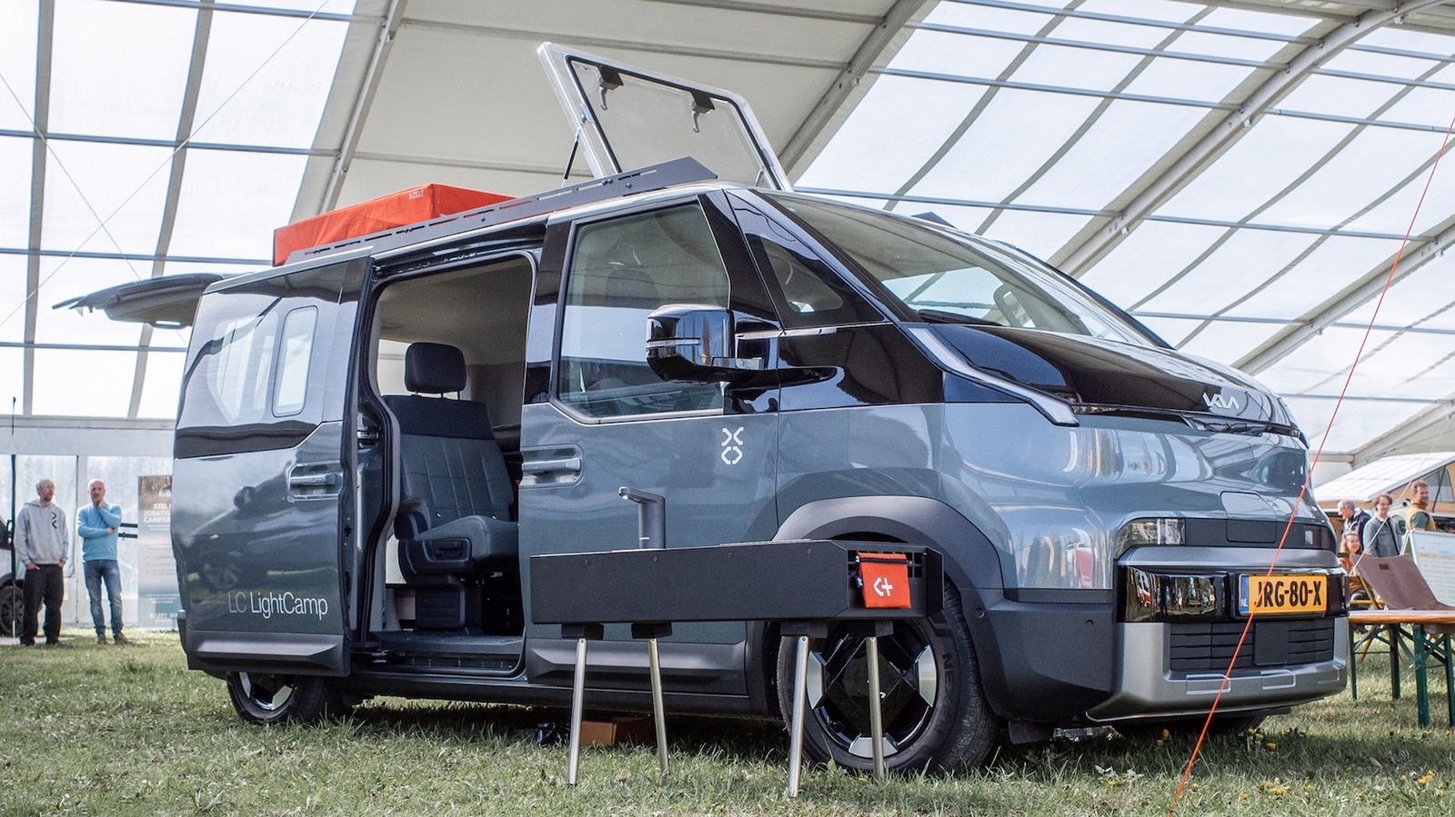Ultra-Simple Conversion Turns This Kia Van Into A Full-On Camper
