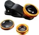 Universal Camera Lens Accessory – 180° Fisheye + Macro & Wide Angle 3-in-1 Clip-... - Image 2