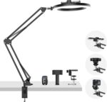 Upgrade 18W Ring Light Overhead Camera Phone Mount for Desk with Adapter, LED Se... - Image 2