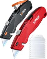 VOTREK® Box Cutter Retractable| Metal Utility Knife Set【Built-In Storage】Tool-Fr... - Image 2