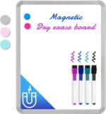 VUSIGN Small White Board Dry Erase, 14'' x 11'' Magnetic Dry Erase Board, Mini W... - Image 2