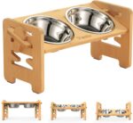 Vantic Elevated Dog Bowls, Adjustable Raised Dog Bowl Stand for Small Puppy and ... - Image 2