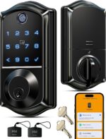 Veise VE017 Fingerprint Smart Door Lock, App Control, 8-in-1 Keyless Entry, Auto... - Image 2