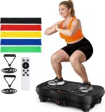 Vibration Plate Exercise Machine, 130 Levels Full Body Workout Vibrating Plate f... - Image 2