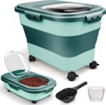 Viretec Dog Food Storage Container, 10-20Lbs Collapsible Pet Food Storage Contai... - Image 2
